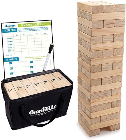 Giant YARD JENGA GAME