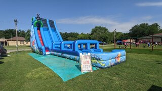 Aquatic Adventure Water slide with slip and slide