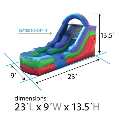 12' TODDLER RETRO RAINBOW WS