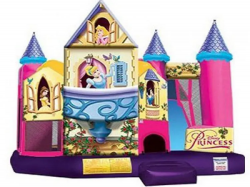 Disney Princess 3D 5N1 Inflatable Fun Jump