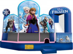 Frozen 3D 5N1 Inflatable Fun Jump