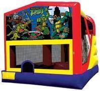 Ninja Turtles 4n1 Inflatable Bounce House Combo