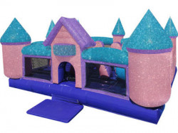 Dazzling Dream Castle Inflatable Toddler Bouncer