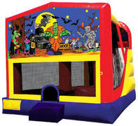 Halloween 4n1 Inflatable bounce house combo