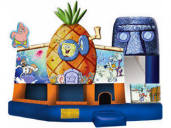Spongebob 3D 5N1 Inflatable Fun Jump