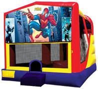 Spiderman 4n1 Inflatable bounce house combo