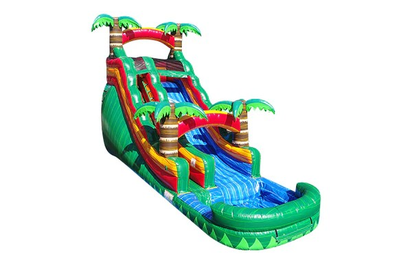 18ft Emerald Fire Water Slide ws188