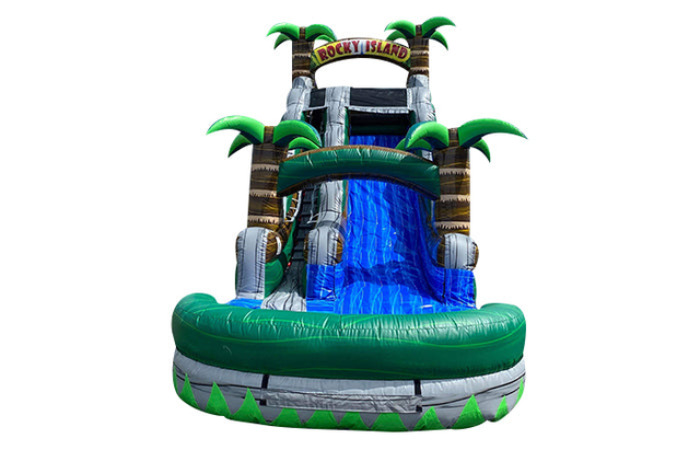 18ft Rocky Island Water Slide ws182