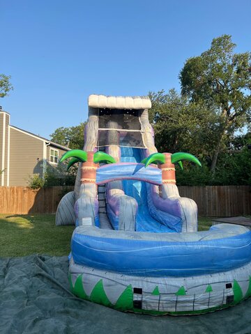 18ft wave water slide