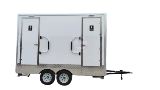 4 Stall Portable Bathroom Trailer