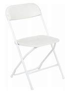 BA White Folding Chair