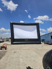 20x12 inflatables movie screen used