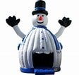 27ft Tall Snow Man Bounce House B217