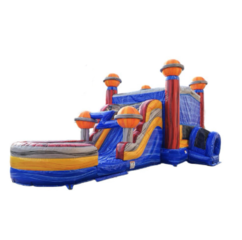 Astronaut Water Slide Bounce House Combo 