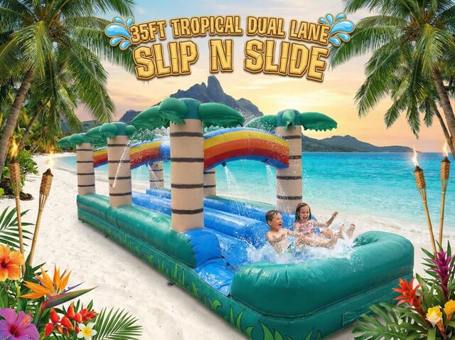 Dual Lane Slip N Slide rentals in Holly Springs, NC