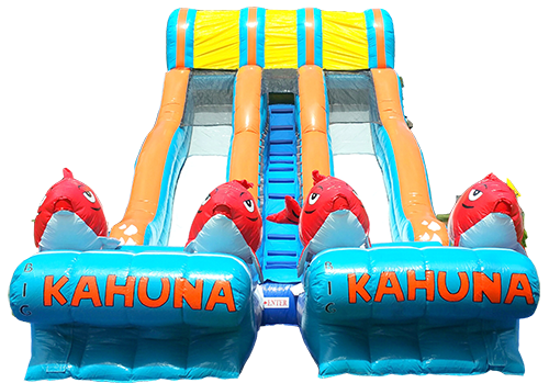 19' Dual Kahuna Dry Slide