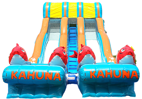 Dual Lane Kahuna Water Slide