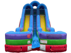 18' Double Lane Water Slide