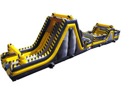 60' Toxic Obstacle Course and Slide
