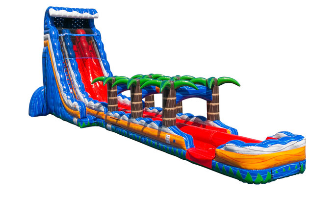 27' Dual Lane Mega Water Slide