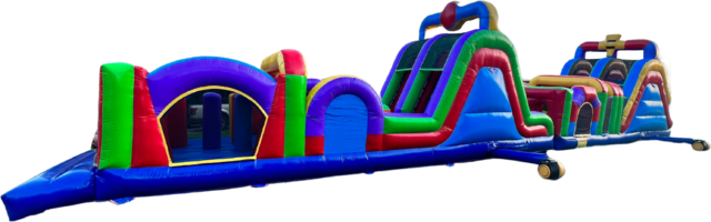 75 Ft Colorful Obstacle Course