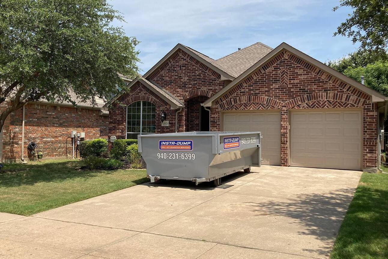 Residential dumpster rental from Insta-Dump Residential dumpster rental from Insta-Dump