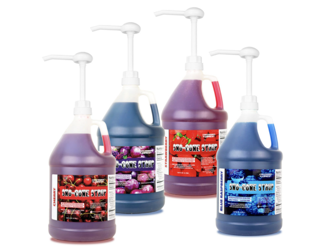 Extra Sno-Kone Syrup and Cones