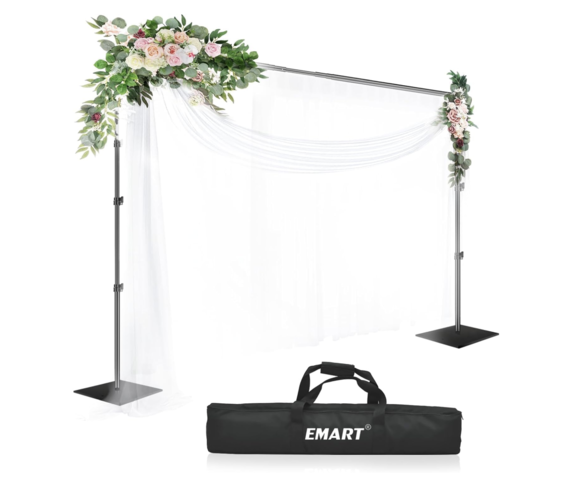 10' x 10' Adjustable Metal Heavy Duty Backdrop Stand Kit