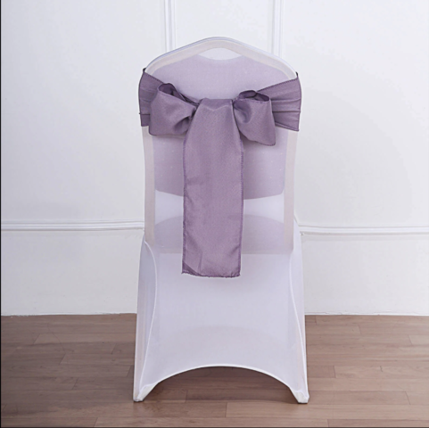 Polyester Chair Sash Amethyst