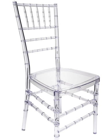 Clear Resin Transparent Chiavari Chair