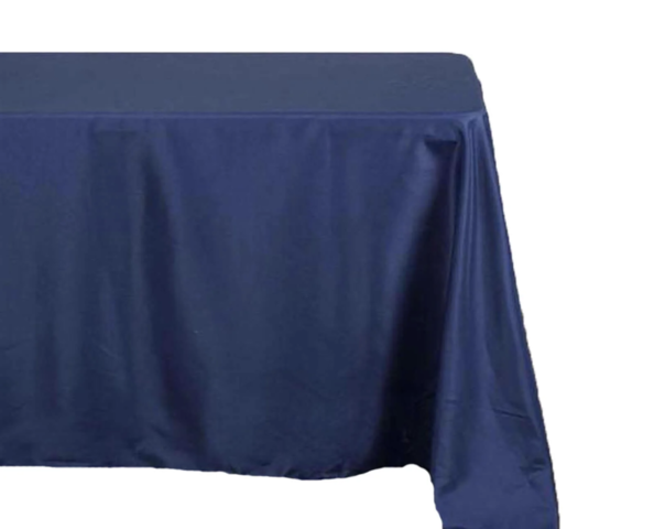 Seamless Polyester Rectangle Navy Blue