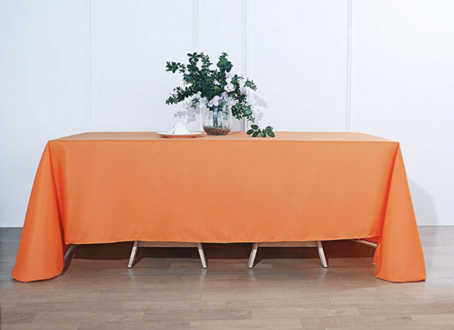 Seamless Polyester Rectangle Orange