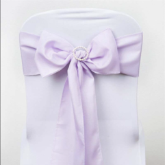 Polyester Chair Sash Lilac