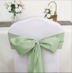 Polyester Chair Sash Sage Green