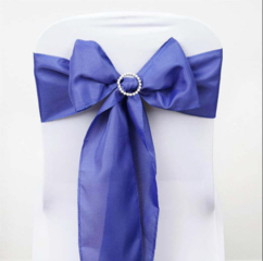 Polyester Chair Sash Royal Blue