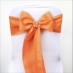 Polyester Chair Sash Orange