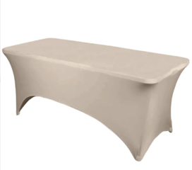 Rectangular Stretch Spandex Tablecloth Nude