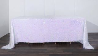 Payette Sequin Rectangle Tablecloth Iridescent