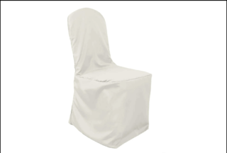 Polyester Banquet Chair Cover Ivory