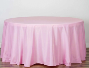 Seamless Polyester Round Pink