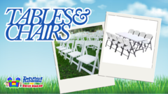 Tents, Tables and Chairs
