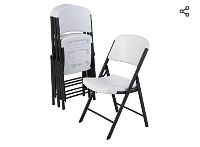 White Plastic Chairs 