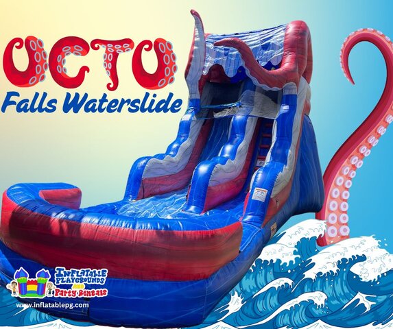 15ft Octo Falls Waterslide