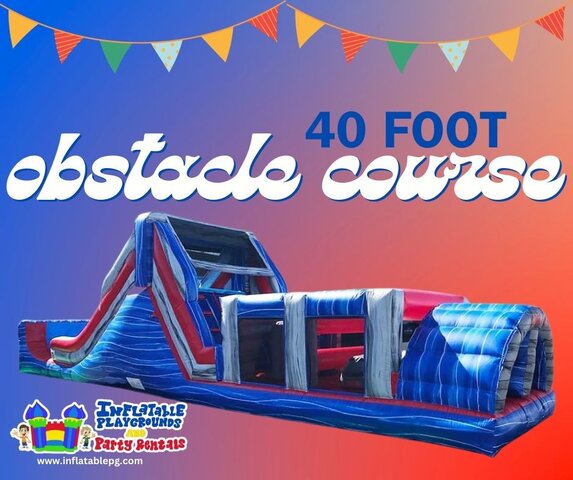 40’ obstacle course 