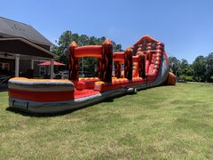 22ft Volcano Waterslide with Slip n Slide Attachment