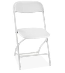 White Plastic Chairs 