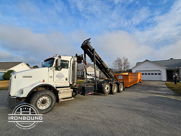 The Oak Island NC Construction Dumpster Rental Contractors Bank On