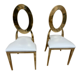 Gold O Back Chairs