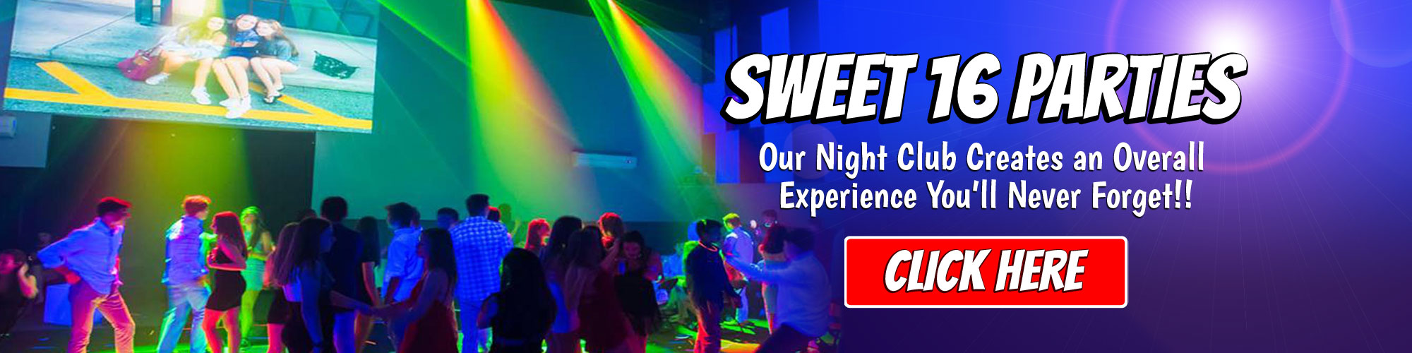 Sweet 16 Night Club Party