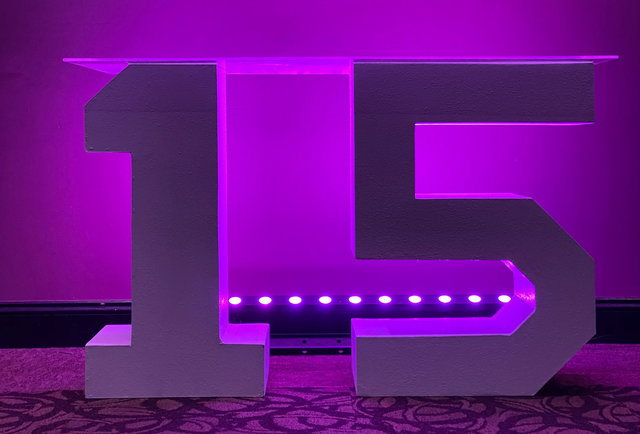 Block 15 Lettering LED (At Our Facility)